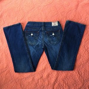 True Religion Becky Jeans Style #10-564 EUC Strght